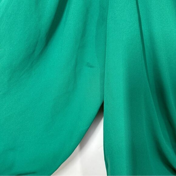 Anthropologie Maeve Valparaiso Tie Front Midi Dress Green Size 8 - Picture 12 of 12